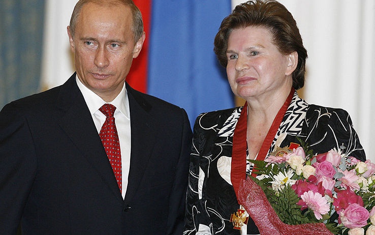 Vladimir Putin Valentina Tereškova