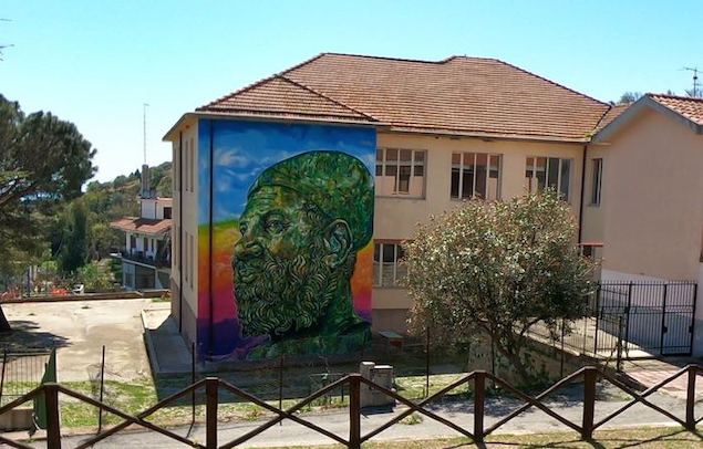 Il Sogno del Guerriero, il murales dedicato a Mimmo Lucano