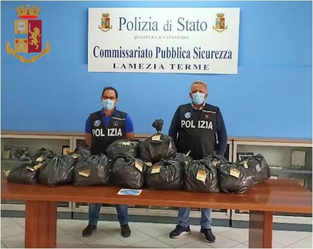 Lamezia. Scoperta piantagione di cannabis, in manette due pregiudicati