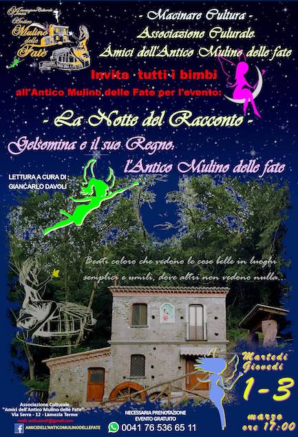 L'Antico Mulino delle fate presenta la settimana della Fata Gelsomina