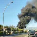 Lamezia. Divampato incendio su via Cerasolo