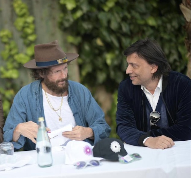 Anton Giulio Grande con Jovanotti