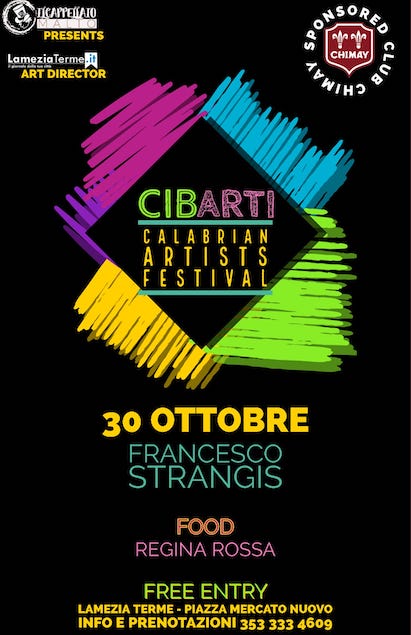 CibArti. Francesco Strangis protagonista del secondo appuntamento