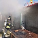 Lamezia. In fiamme cucina rustica in abitazione loc. Mitoio