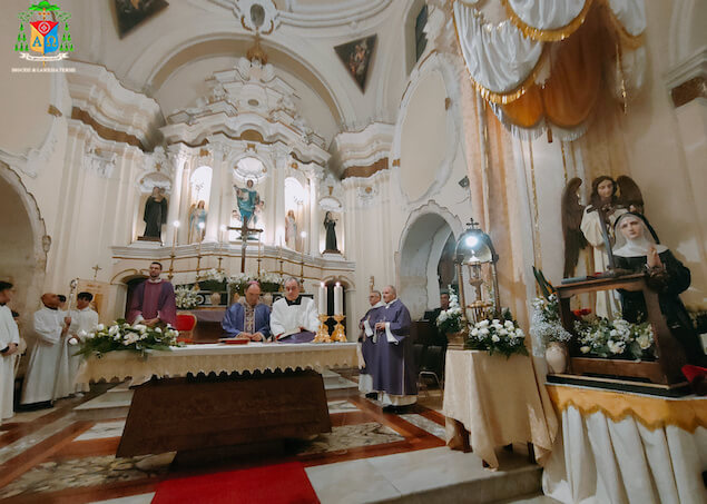 Accolta la reliquia di Santa Rita nella parrocchia di Santa Maria Maggiore