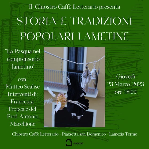 Lamezia. Al Chiostro "La Pasqua nel comprensorio lametino"