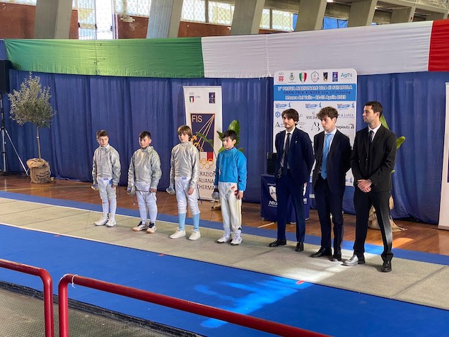 Il Circolo scherma lametino alla  2^ Prova Nazionale del Gran Premio Giovanissimi di Sciabola