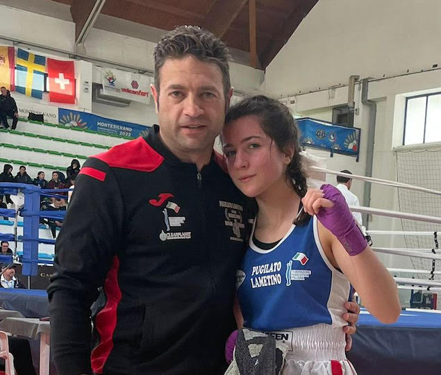 La lametina Valentina Del Gaiso bronzo ai campionati italiani femminili junior di pugilato