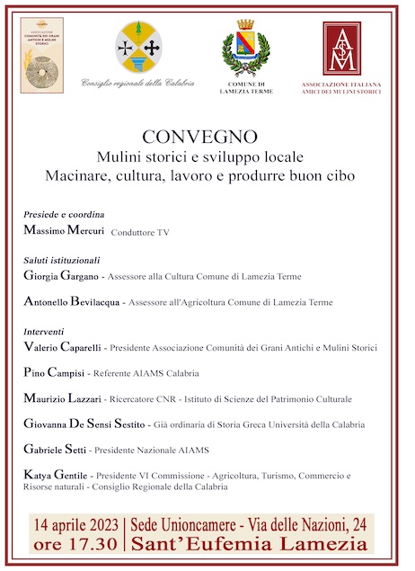 A Lamezia convegno sugli antichi mulini di Calabria