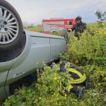 SS 106 Cirò Marina, auto si ribalta e perde controllo, un ferito