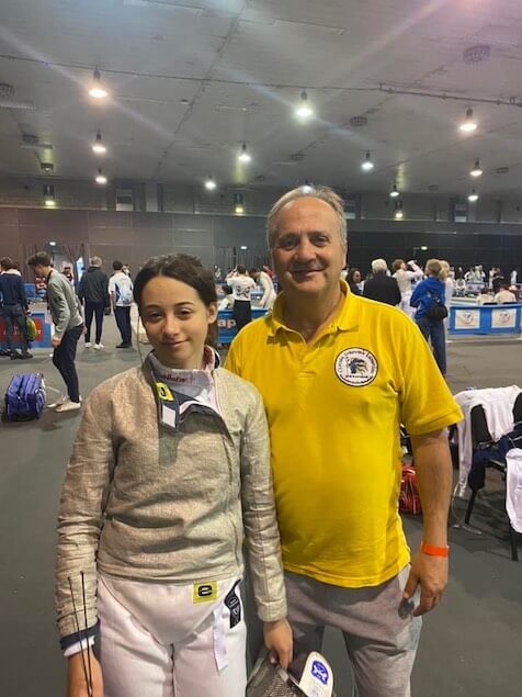 Scherma. Buona la prova di Gloria Davoli ai Campionati Italiani Cadetti