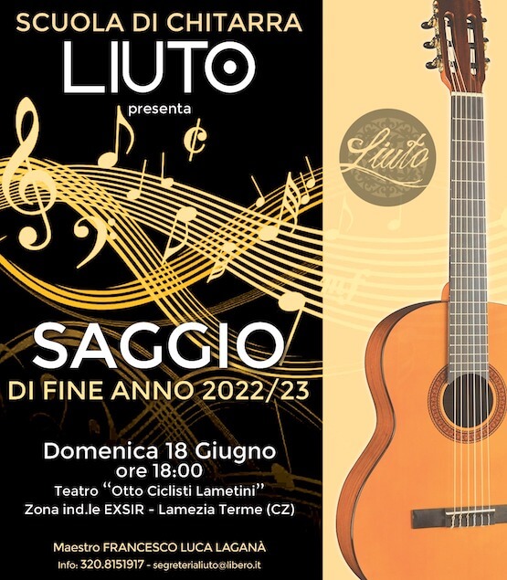 Lamezia. Saggio di fine anno della scuola di chitarra “Liuto”