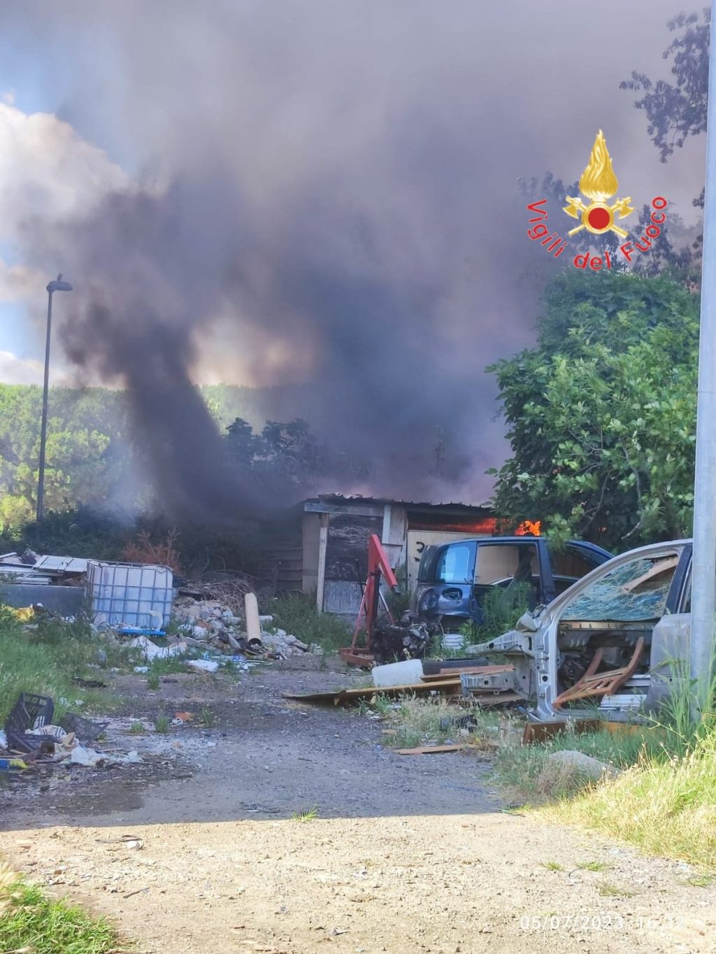 incendio Ciampa di cavallo