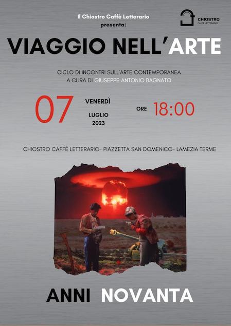 Il 6 luglio al Chiostro l'incontro "Viaggio nell'arte: gli anni Novanta"