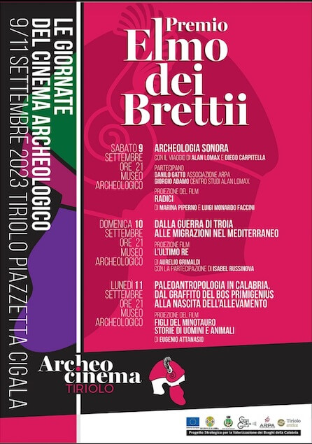 Premio Elmo dei Brettii, cinema archeologico a Tiriolo dal 9 all’11 Settembre