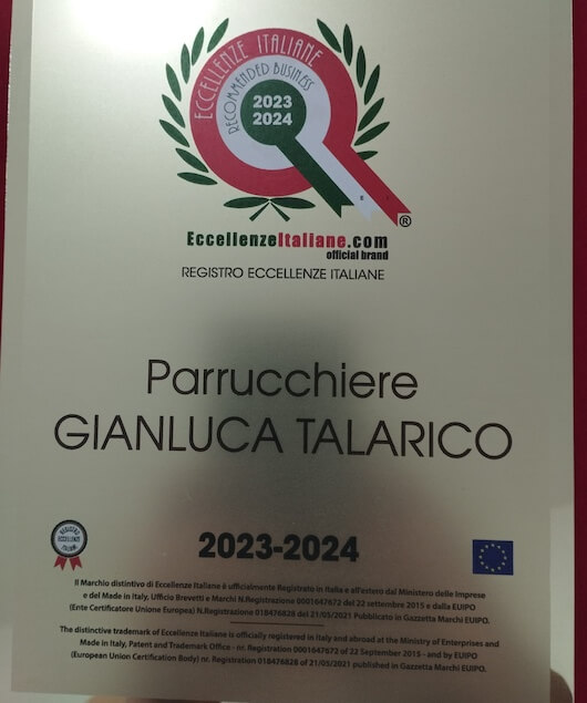 L’arte di trasformare una testa: Gianluca Talarico vince il riconoscimento ufficiale