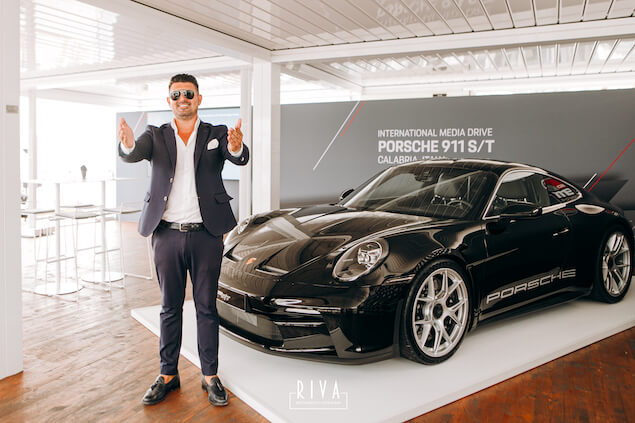 Porsche sceglie il Riva Restaurant & Lounge Bar di Falerna per la presentazione della nuova 911 S/T e i territori calabresi per il Test-Drive