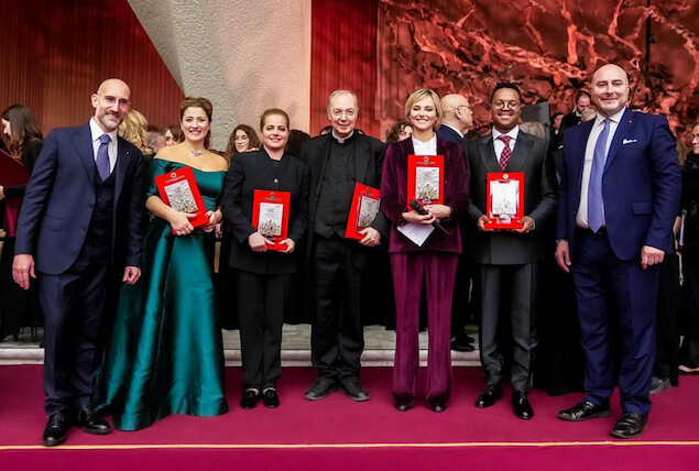 Michele Affidato incontra Papa Francesco in occasione del “Concerto con i poveri”