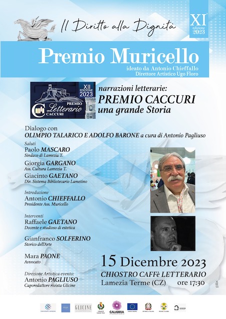 Premio Muricello XI: due eventi nel mese di dicembre a Lamezia