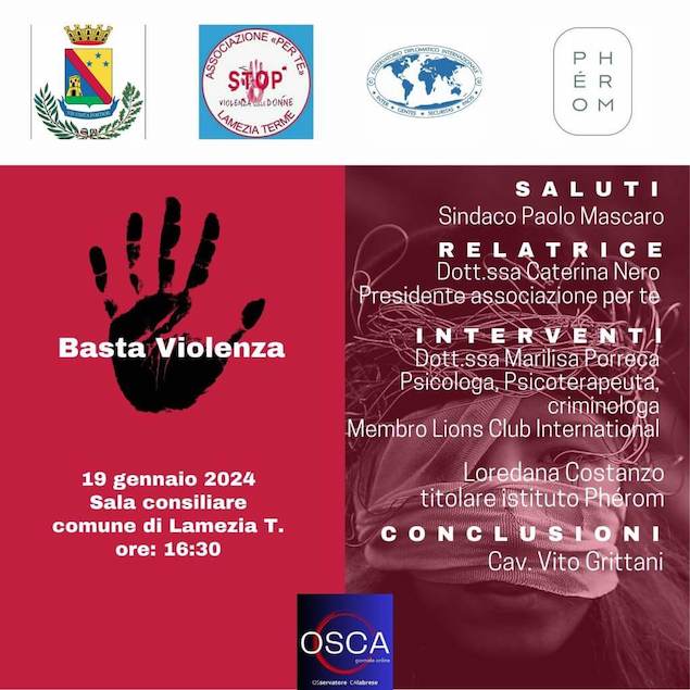 Lamezia. Il 19 gennaio incontro “Mens sana in corpore sano"