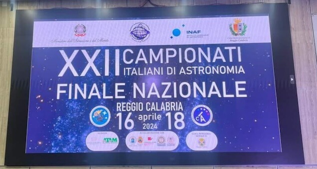 Il lametino Vittorio Liotta del Liceo Galilei in Finale Nazionale alla XXII edizione dei Campionati Italiani di Astronomia