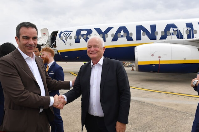 Ryanair punta su Reggio Calabria, pensa a centro addestramento