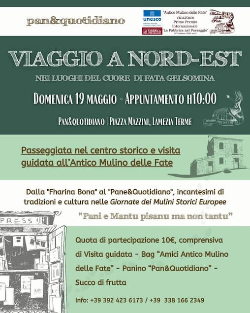 “Viaggio a Nord Est” domenica 19 maggio a conclusione delle giornate europee dei mulini storici