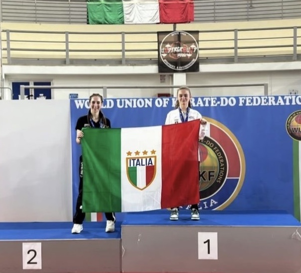 Giorgia Mercuri vince due medaglie d‘oro agli Open International Karate Championships di Napoli