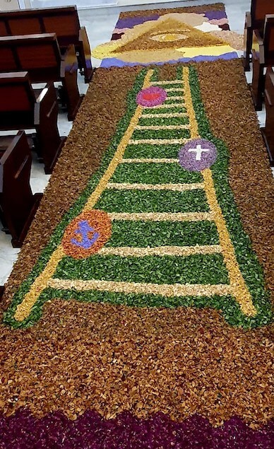 Lamezia. A Bella un’infiorata per riflettere sulla preghiera