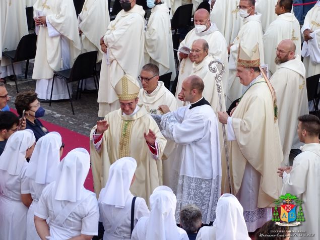 II anniversario ingresso in Diocesi, gli auguri al vescovo Serafino