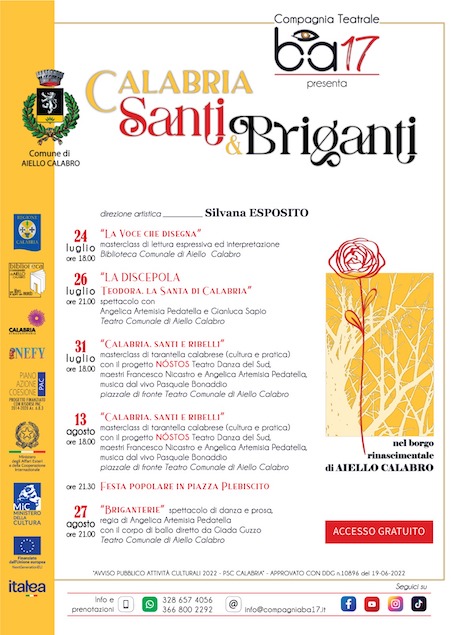 La Calabria di Santi e Briganti della Compagnia Teatrale Ba17