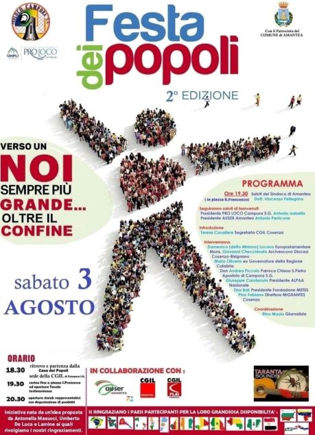Festa dei Popoli, a Campora il 3 agosto la seconda edizione