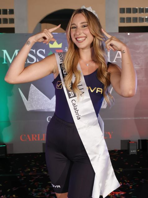 Miss Italia Calabria ha incoronato Miss Sport Givova