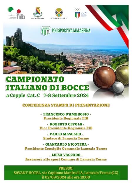 Bocce: Lamezia Terme ospita il campionato Italiano di Volo