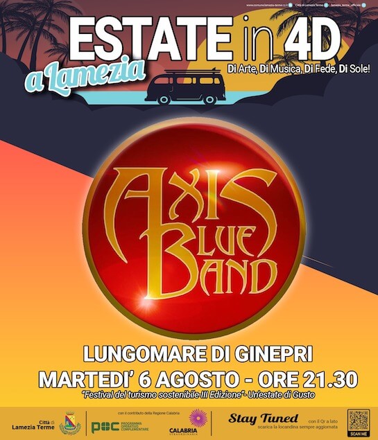 Gli AXIS Blues Band al Lungomare Ginepri di Lamezia Terme