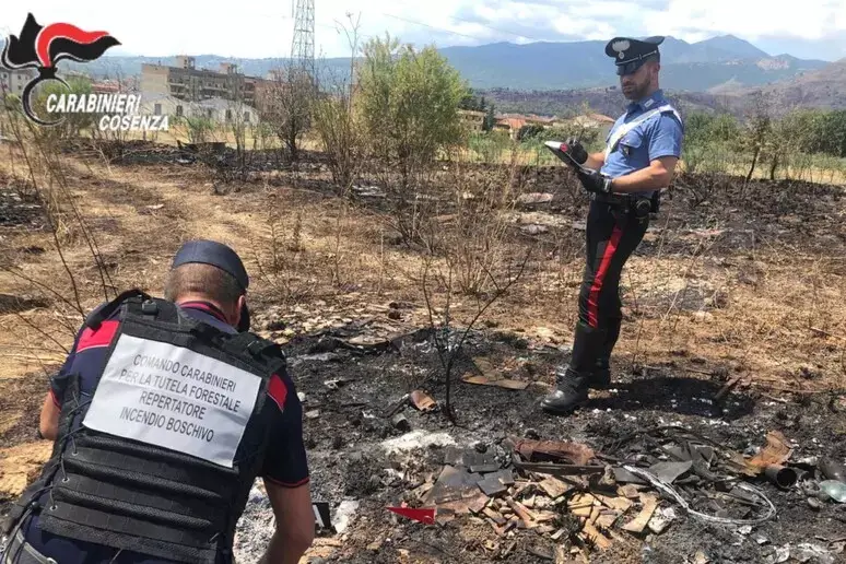 Incendi a Castrovillari, individuato il presunto responsabile