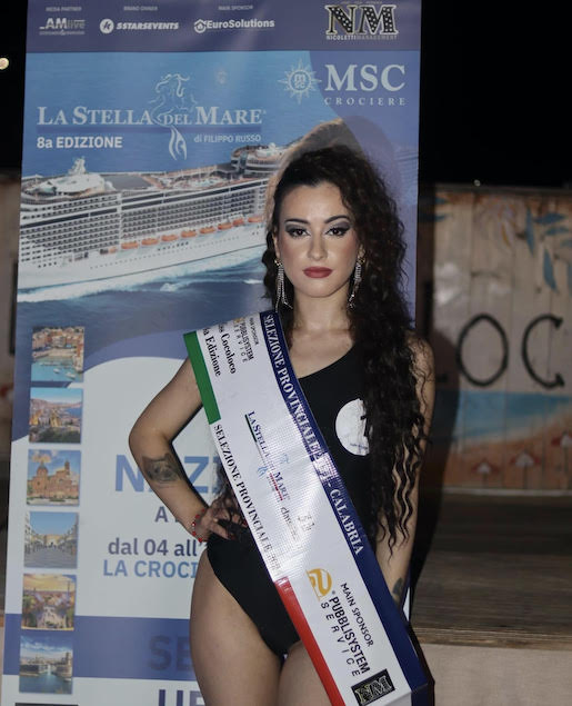 Lamezia: Drusy Caputo conquista il terzo posto al concorso Miss Stella del Mare