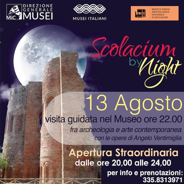 Scolacium by night, apertura serale il 13 agosto