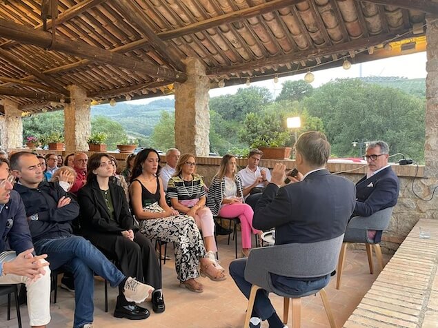 Claudio Bacilieri protagonista di «A Palazzo con lo Scrittore»