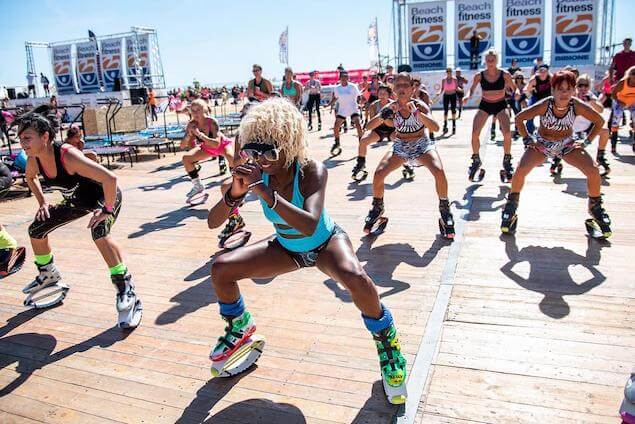 Grandissimo successo per i Kangoo Jumps al Bibione Beach Fitness