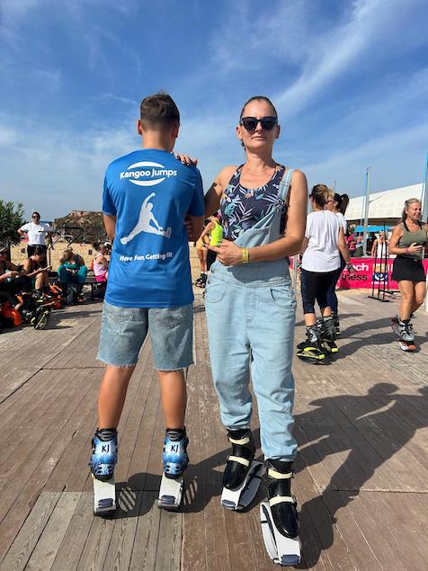 Grandissimo successo per i Kangoo Jumps al Bibione Beach Fitness