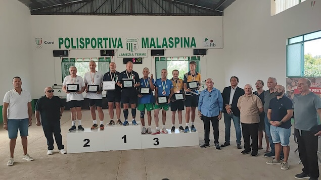 Lamezia. Ottimo successo per il campionato italiano bocce categoria C