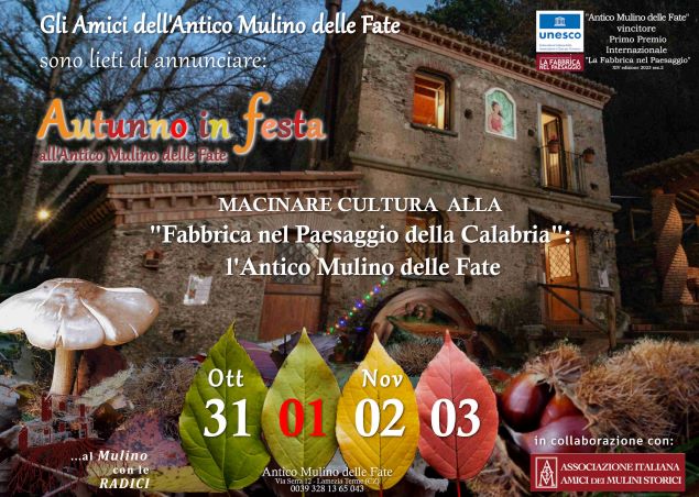 Autunno in festa all’antico mulino delle fate