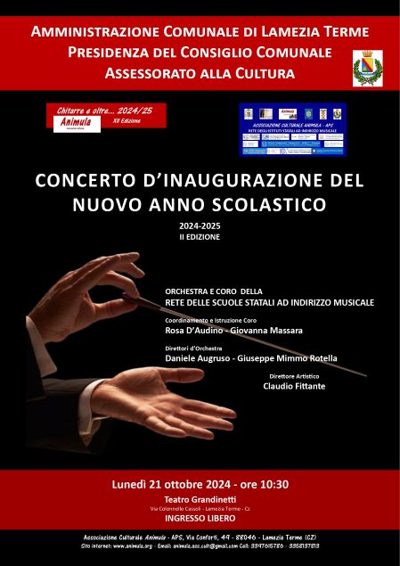 Lamezia. Il 21 ottobre concerto inaugurazione nuovo anno scolastico