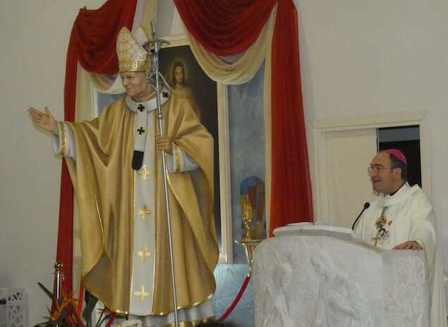 Festa San Giovanni Paolo II, il vescovo ha celebrato santa messa in Santuario