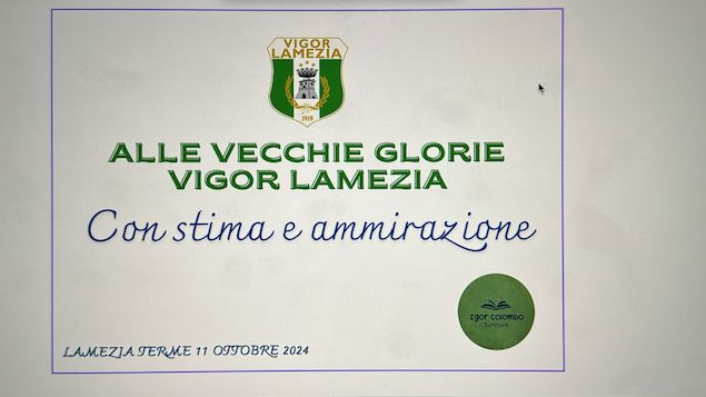 Lamezia, festeggiati i 105 anni di storia con le vecchie glorie vigorine