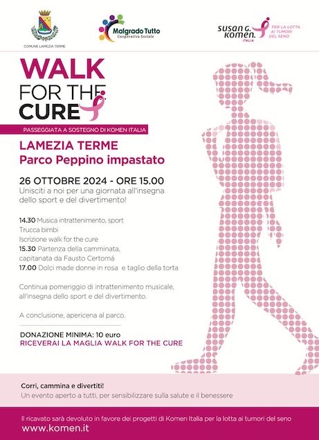 Lamezia. Walk for the cure