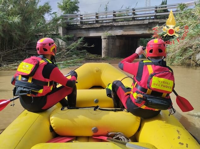 Maltempo nel lametino: vigili del Fuoco in azione per soccorso e ripristino della viabilità