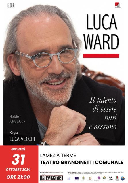 Luca Ward apre la nuova rassegna teatrale “Vacantiandu 2024”