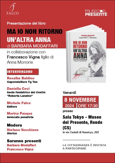 Un libro sul femminicidio dell’infermiera Anna Morrone